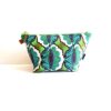 african_cotton_wax_print_zipper_pouch_green_leaf
