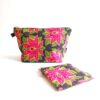 african_cotton_wax_print_zipper_pouch_pink_flower