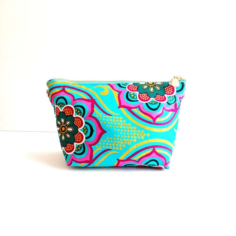 african_cotton_wax_print_zipper_pouch_psychedelic_skyblue