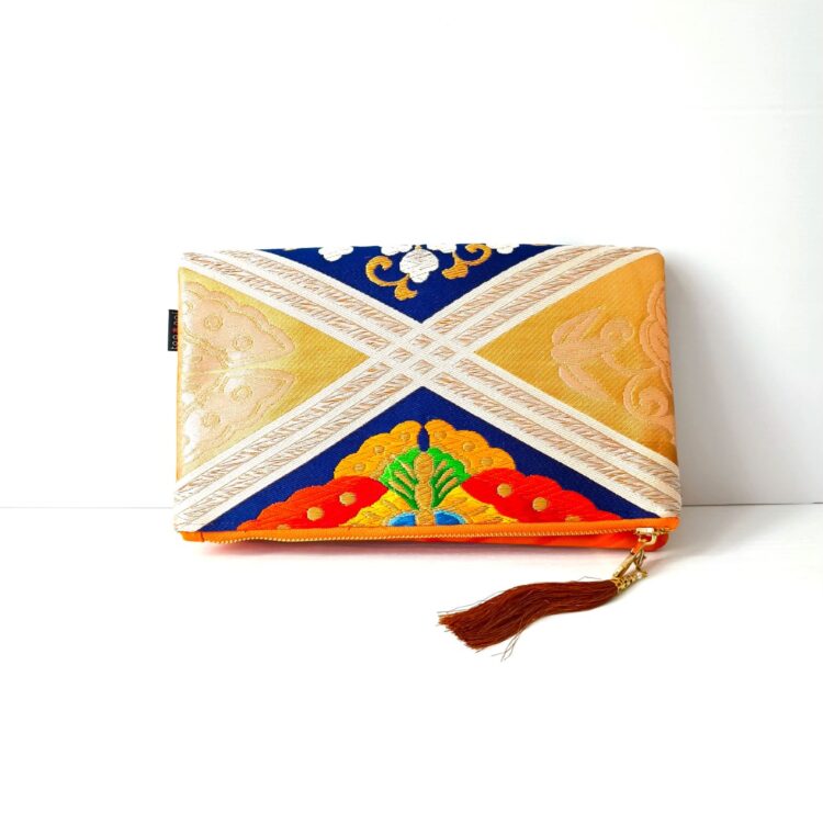 kimono_obi_clutch_butterfly_orange