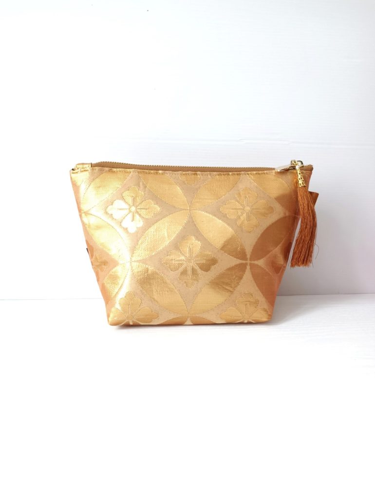 Large Kimono Pouch Golden Clover