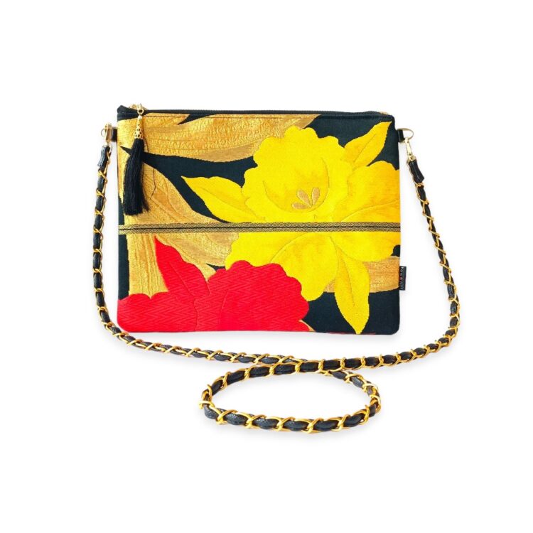 kimono_shoulder_bag_square_yellow_flower_black
