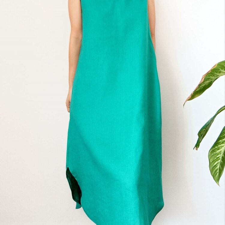 linen_dress_collar_green