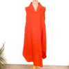 linen_dress_collar_orange