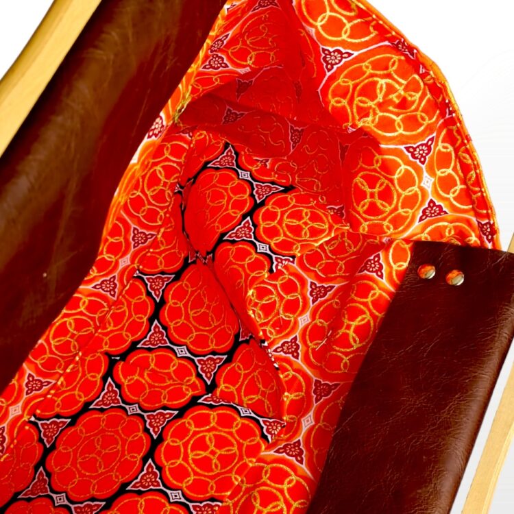 wood_handle_kimono_tote_bag_rainbow_flower_orange