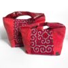 Canvas Tote Bag Red Hmong snail