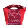 Canvas Tote Bag Red Hmong snail large