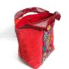 Canvas Tote Bag Red Indian Flower large