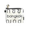 mini pouch Thai letter white