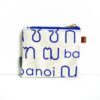 mini pouch Thai letter blue