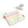 mini pouch Thai letter rainbow green