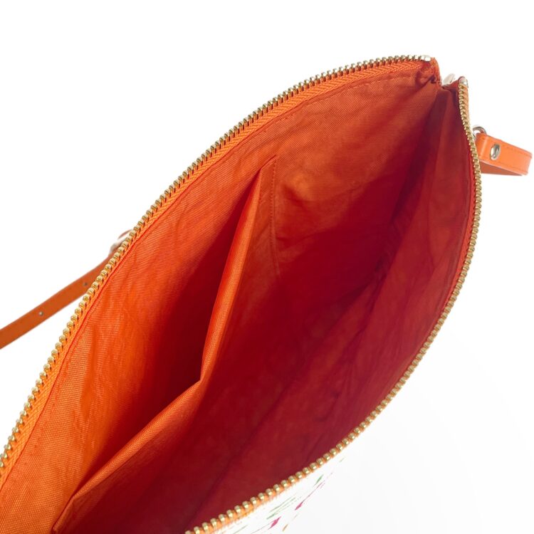 Sacoche Shoulder Bag Thai Letter Rainbow Orange