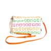 Sacoche Shoulder Bag Thai Letter Rainbow Orange