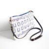 Sacoche Shoulder Bag Thai Letter Blue