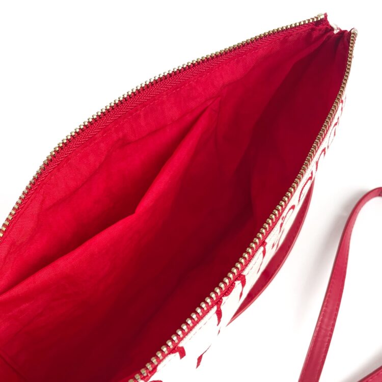 タイ レッド サコッシュ ショルダーバッグ