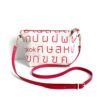Shoulder Bag Pouch Thai Letter Red