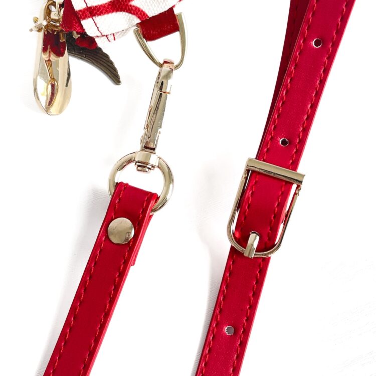 Shoulder Bag Pouch Thai Letter Red