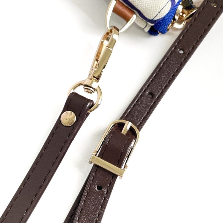 Shoulder Bag Pouch Thai Letter Blue