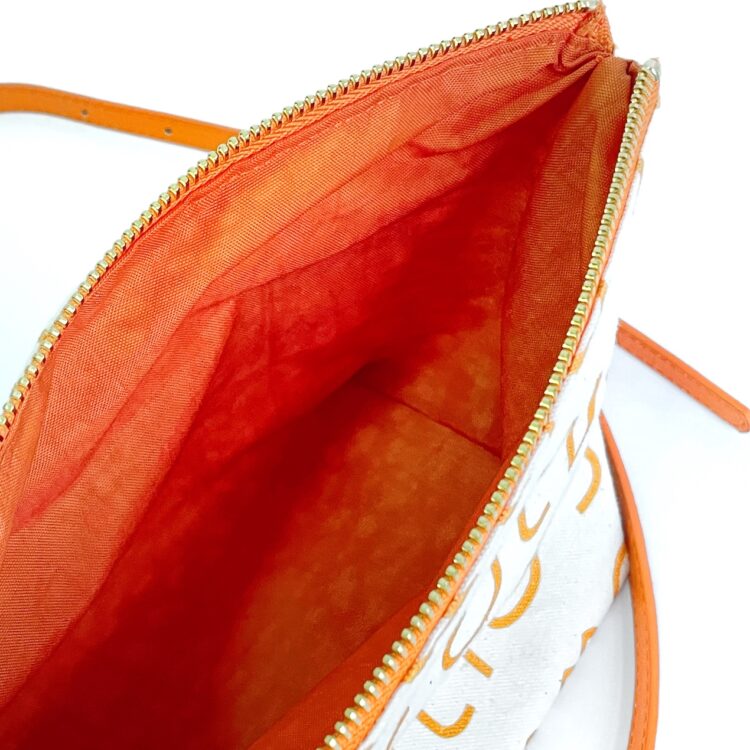 Shoulder Bag Pouch Thai Letter Orange