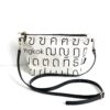Shoulder Bag Pouch Thai Letter White