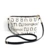 Shoulder Bag Pouch Thai Letter White