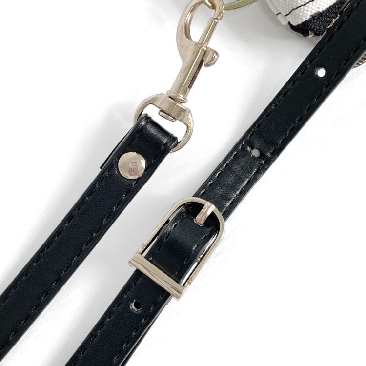 Shoulder Bag Pouch Thai Letter White