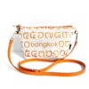 Shoulder Bag Pouch Thai Letter Orange