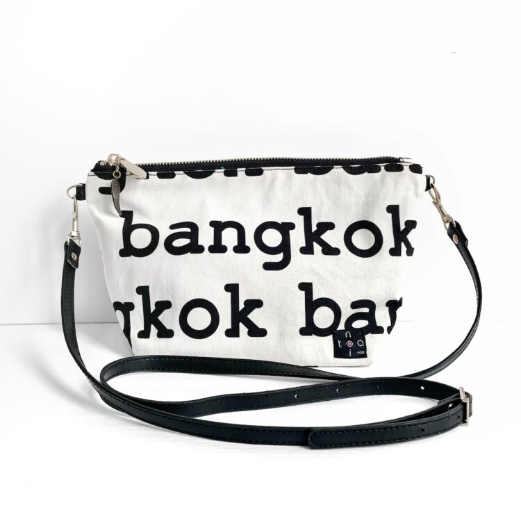 Shoulder Bag Pouch Bangkok White