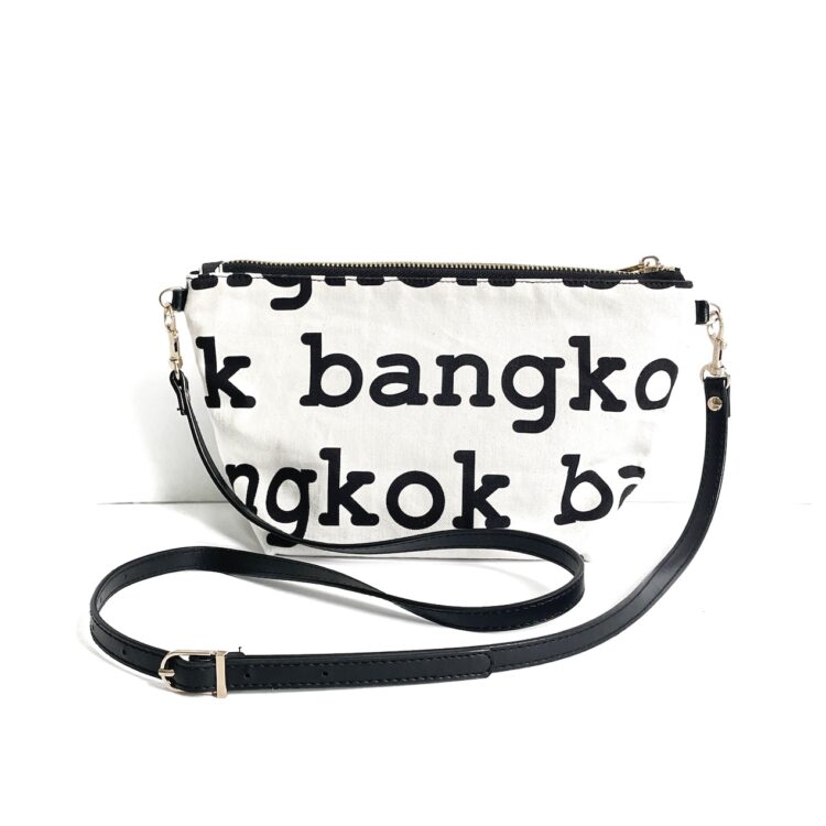 Shoulder Bag Pouch Bangkok White