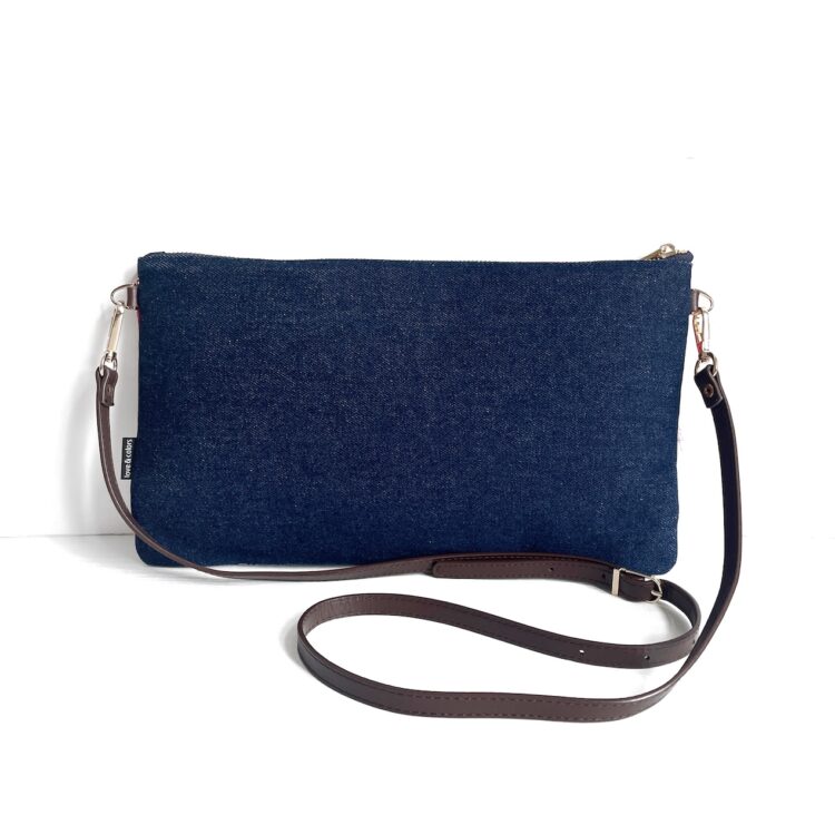 モン族 ダークブルー サコッシュ ショルダーバッグ