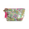 cosmetic zipper pouch hippie flower