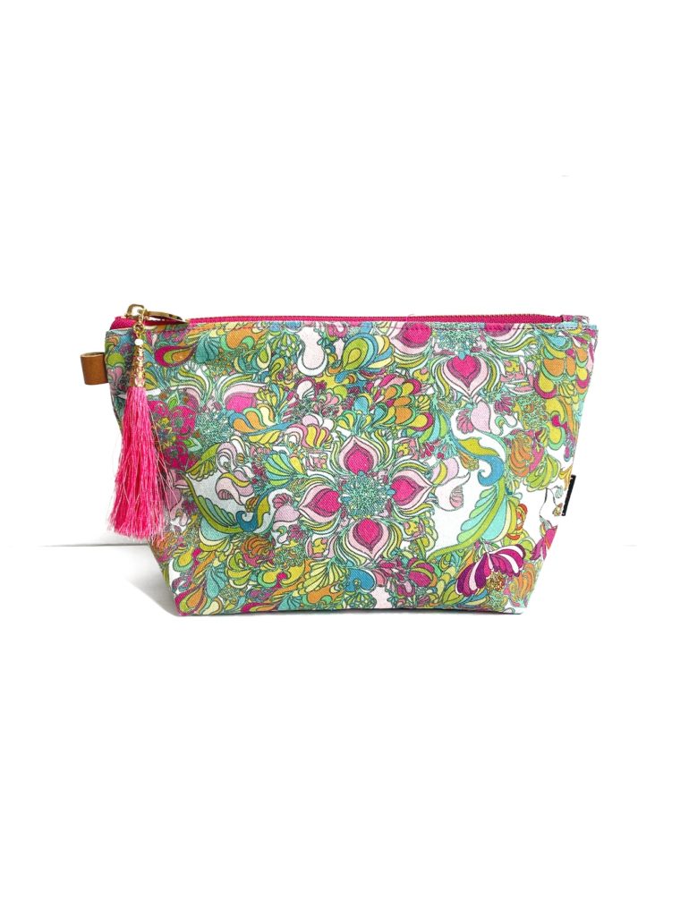 Zipper Pouch Bag Mika's flower