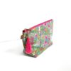 cosmetic zipper pouch hippie flower