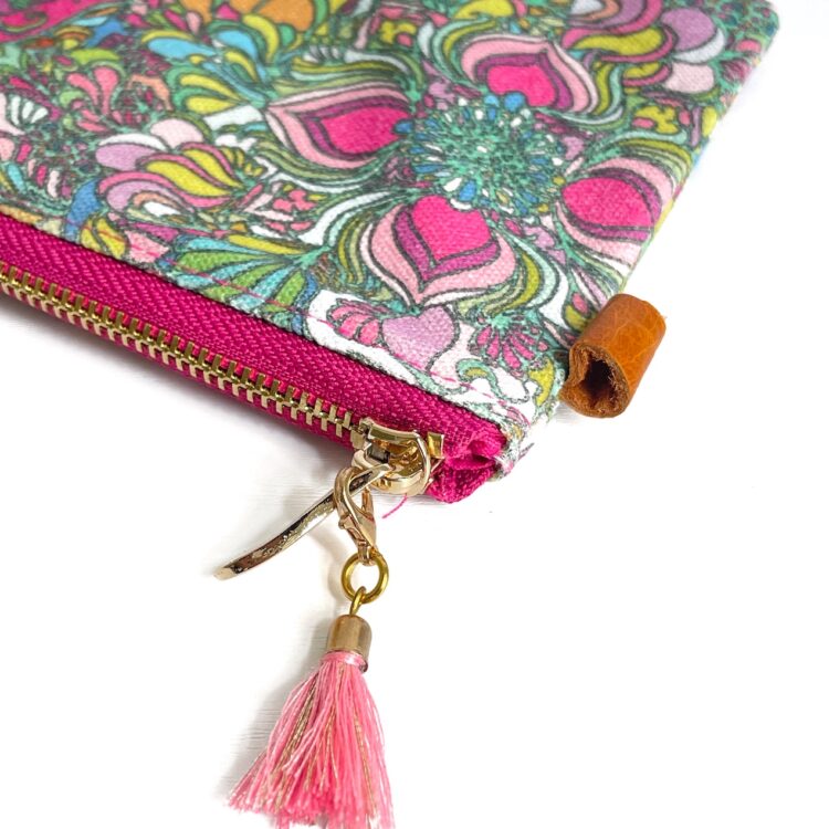 mini pouch hippie flower