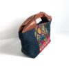 Canvas Tote Bag Blue Hmong Flower