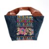 Canvas Tote Bag Blue Hmong large