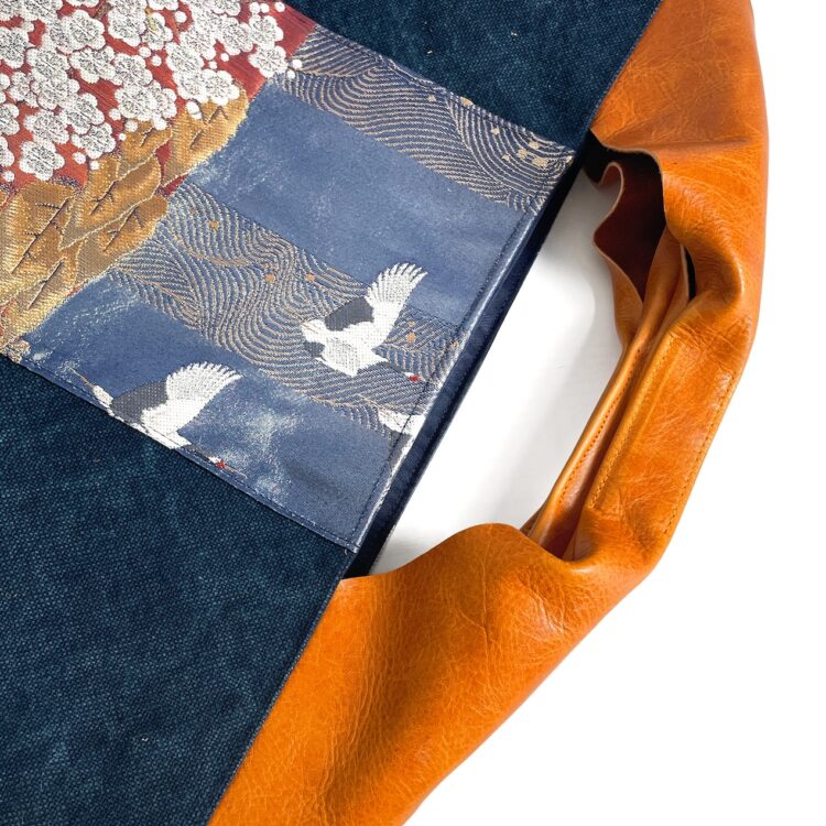 Canvas Tote Bag Blue Obi Large