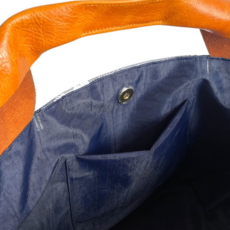 Canvas Tote Bag Blue Obi Large