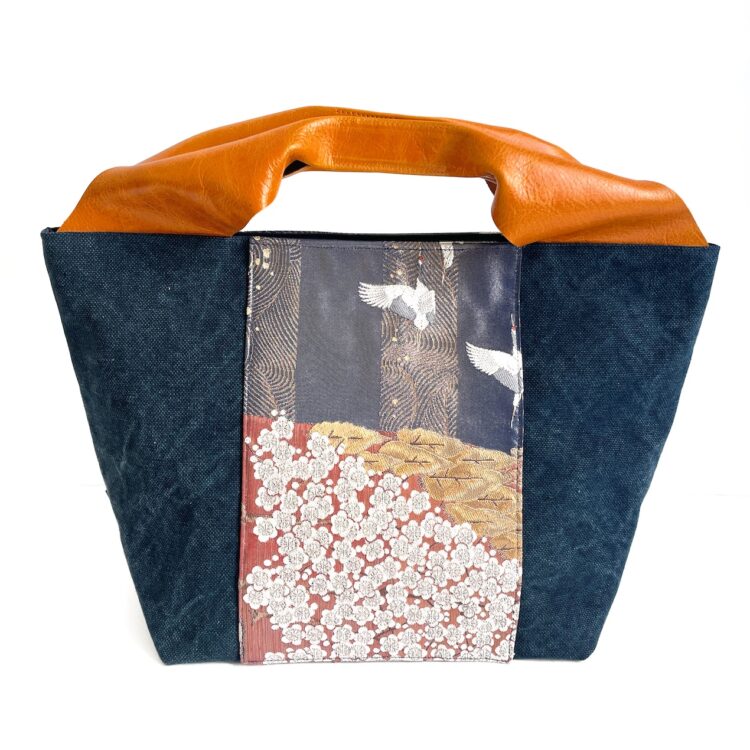 Canvas Tote Bag Blue Obi Large