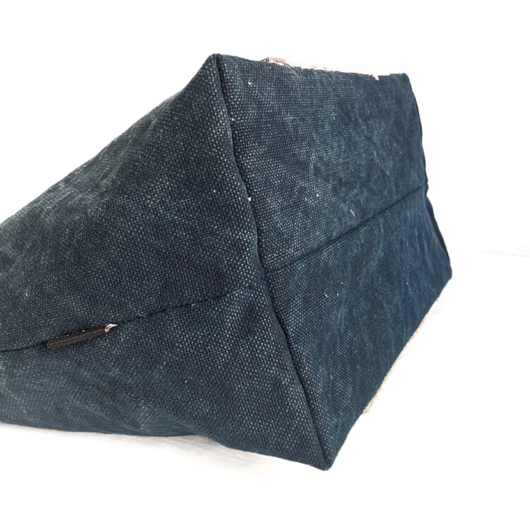 Canvas Tote Bag Blue Obi Large