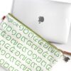 Laptop Computer Bag Thai Letter Green