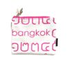 mini pouch Thai letter pink