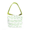 Single Handle Shoulder Bag Thai Letters Green