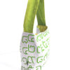 Single Handle Shoulder Bag Thai Letters Green