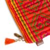 Mini Zipper Pouch Hmong Orange