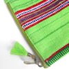 Mini Zipper Pouch Hmong Stripes Green