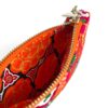 Mini Zipper Pouch Indian Orange
