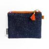 Mini Zipper Pouch Indian Orange
