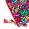 Mini Zipper Pouch Indian Leaf