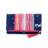 Hmong Stripes Clutch Bag Pink